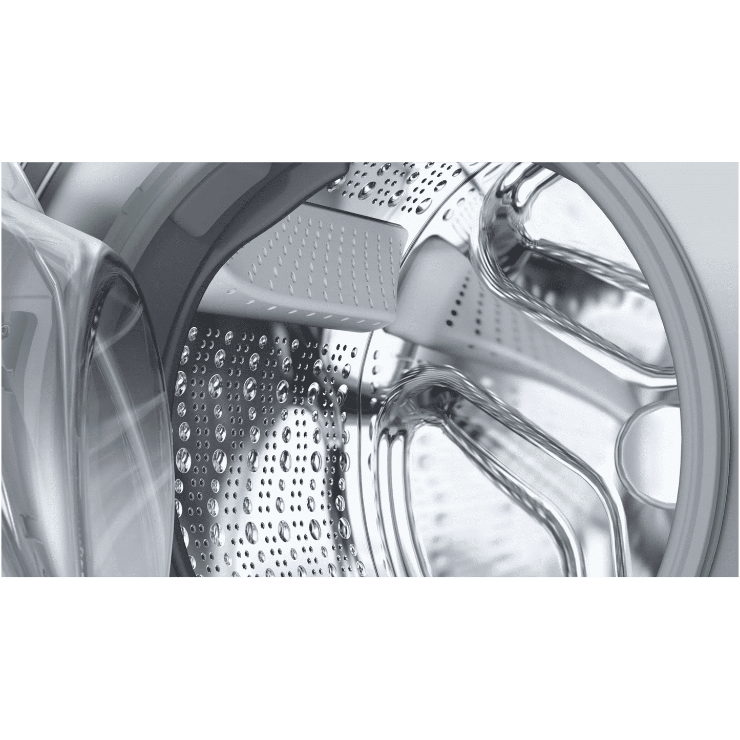 BOSCH 8 kg Fully Automatic Front Load Washing Machine (Series 6, WGA1320SIN, Auto Stain Removal, Silver)