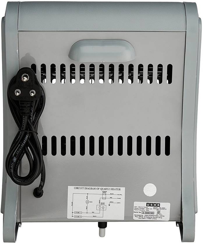 Usha 3002-QH Quartz Room Heater-3