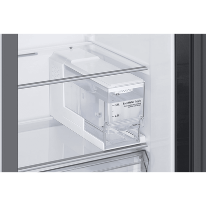 SAMSUNG 633 Litres 3 Star Frost Free Side by Side Door Smart Wi-Fi Enabled Refrigerator with Twin Cooling Plus (RS78CG8543B1HL, Black Matt)