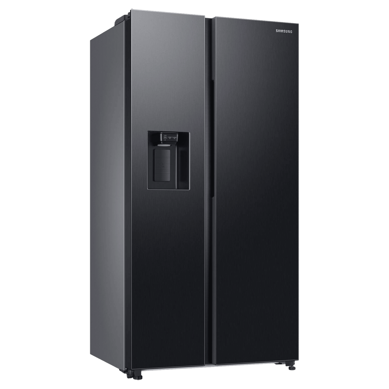 SAMSUNG 633 Litres 3 Star Frost Free Side by Side Door Smart Wi-Fi Enabled Refrigerator with Twin Cooling Plus (RS78CG8543B1HL, Black Matt)
