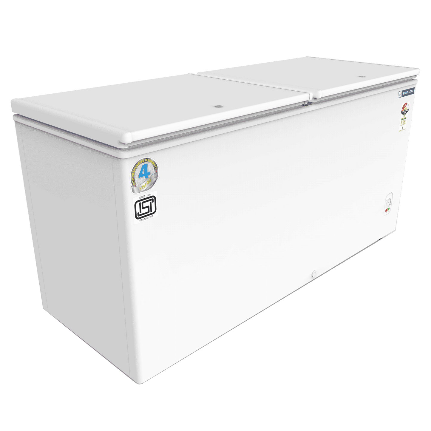 Blue Star 391 Litres 3 Star Double Door Deep Freezer (Stabilizer Free Operation, CF3400MEW, White)