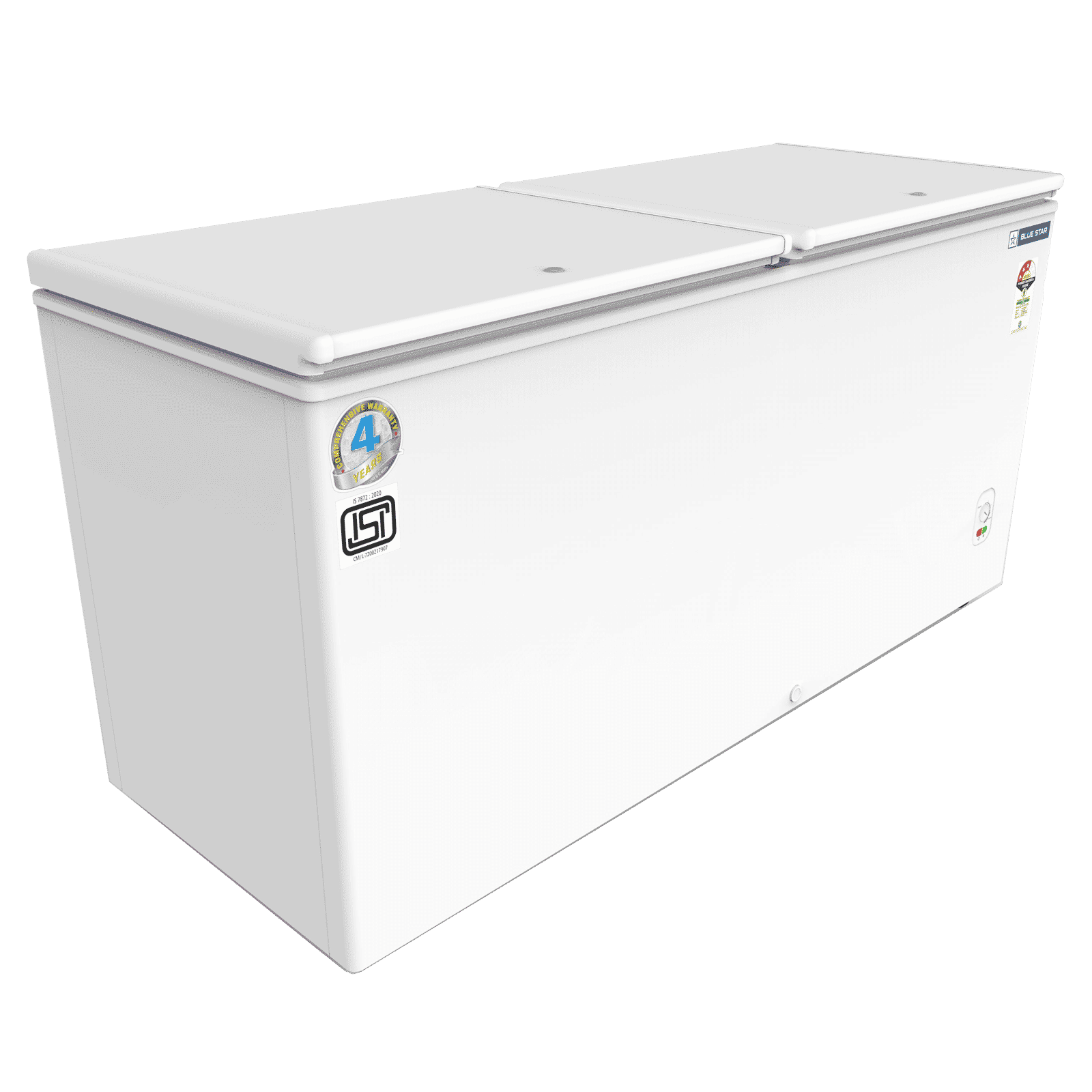 Blue Star 391 Litres 3 Star Double Door Deep Freezer (Stabilizer Free Operation, CF3400MEW, White)