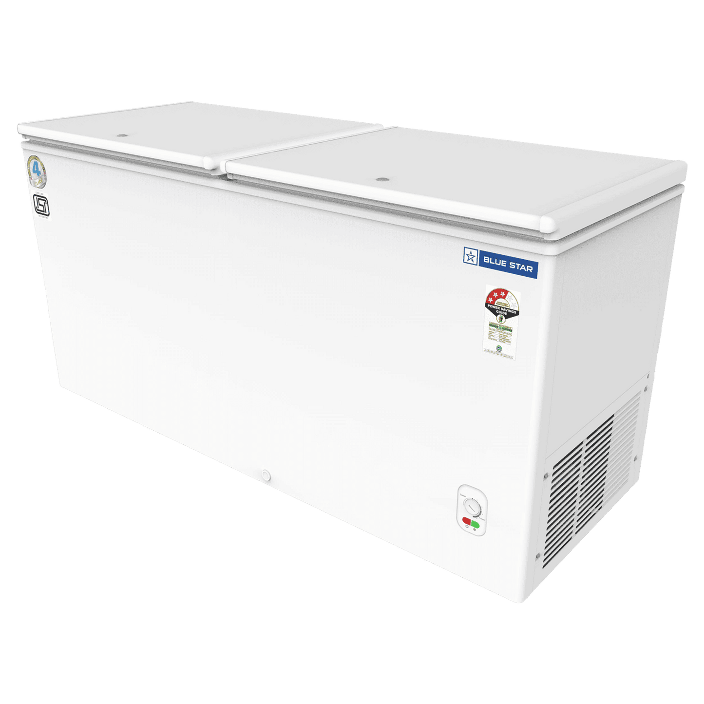 Blue Star 391 Litres 3 Star Double Door Deep Freezer (Stabilizer Free Operation, CF3400MEW, White)