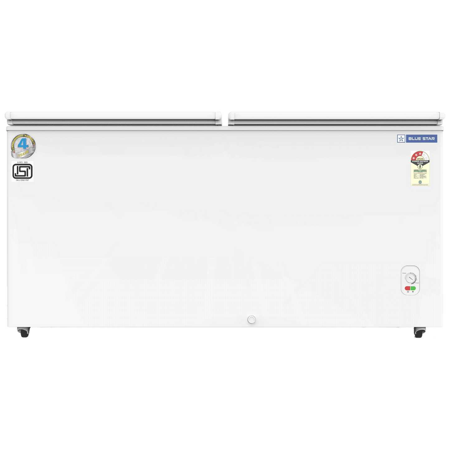 Blue Star 391 Litres 3 Star Double Door Deep Freezer (Stabilizer Free Operation, CF3400MEW, White)