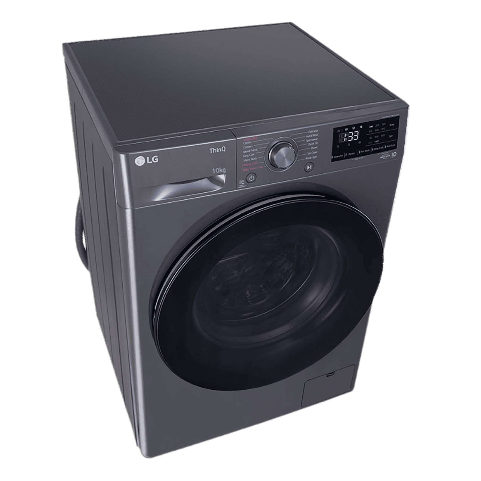 LG 10 kg 5 Star Fully Automatic Front Load Washing Machine (FHP1410Z5M.AMBQEIL, AI Direct Drive, Middle Black)