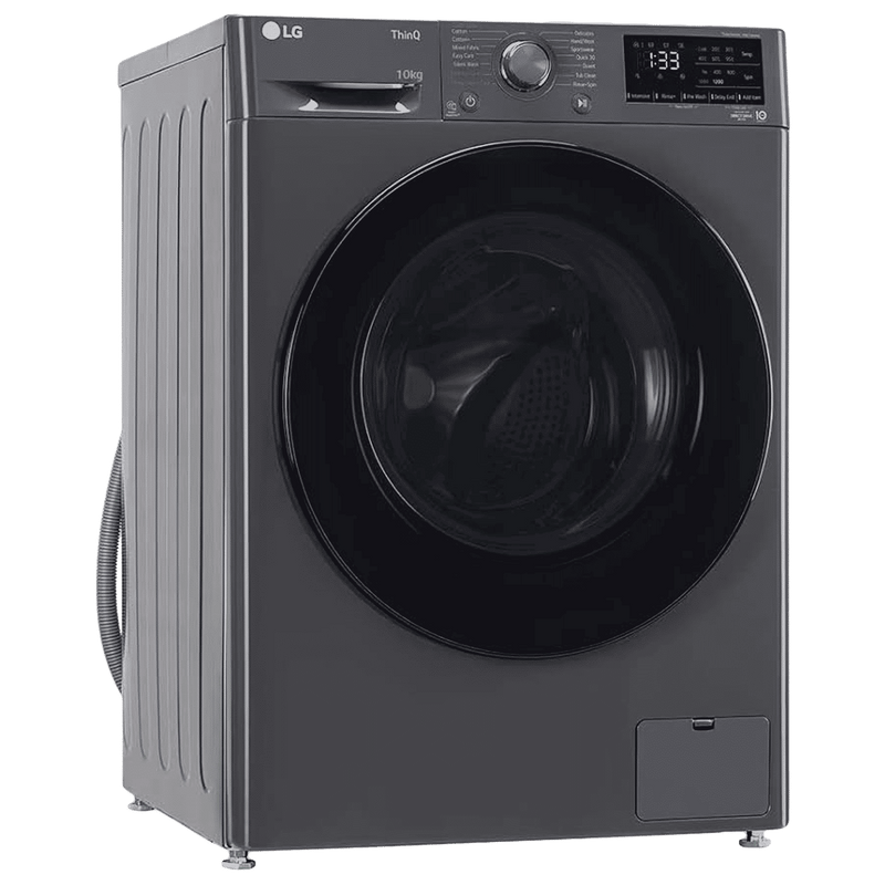 LG 10 kg 5 Star Fully Automatic Front Load Washing Machine (FHP1410Z5M.AMBQEIL, AI Direct Drive, Middle Black)