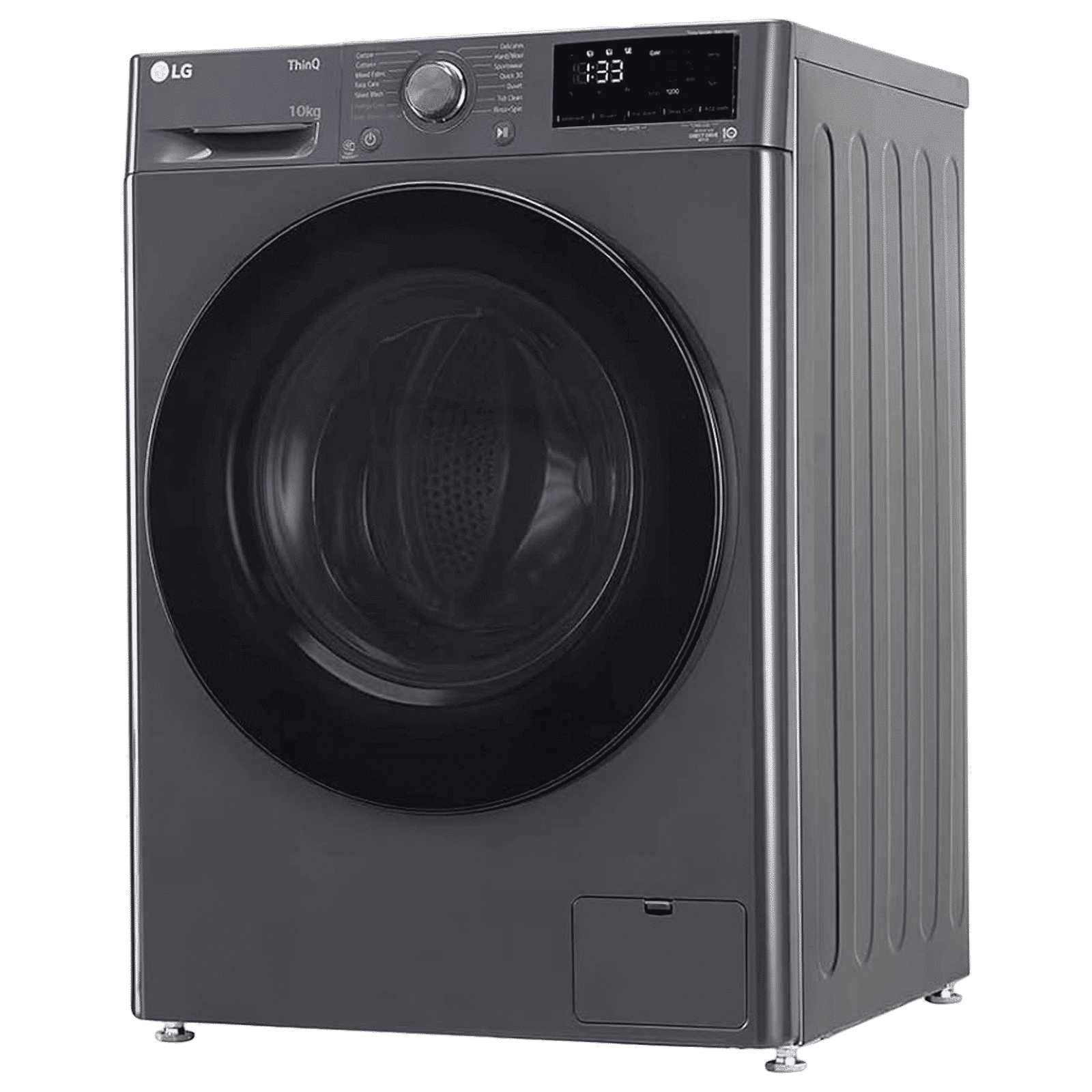 LG 10 kg 5 Star Fully Automatic Front Load Washing Machine (FHP1410Z5M.AMBQEIL, AI Direct Drive, Middle Black)