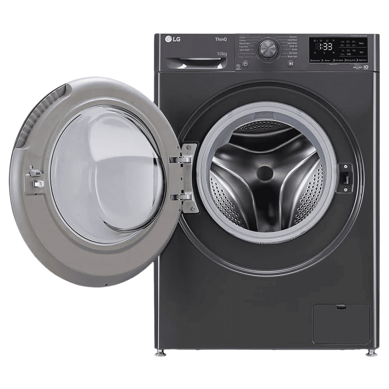 LG 10 kg 5 Star Fully Automatic Front Load Washing Machine (FHP1410Z5M.AMBQEIL, AI Direct Drive, Middle Black)