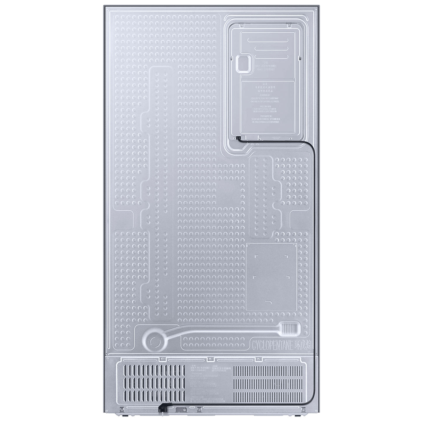 SAMSUNG 653 Litres 3 Star Frost Free Side by Side Refrigerator with Twin Cooling Plus Technology (RS76CG8003S9HL, Refined Inox)