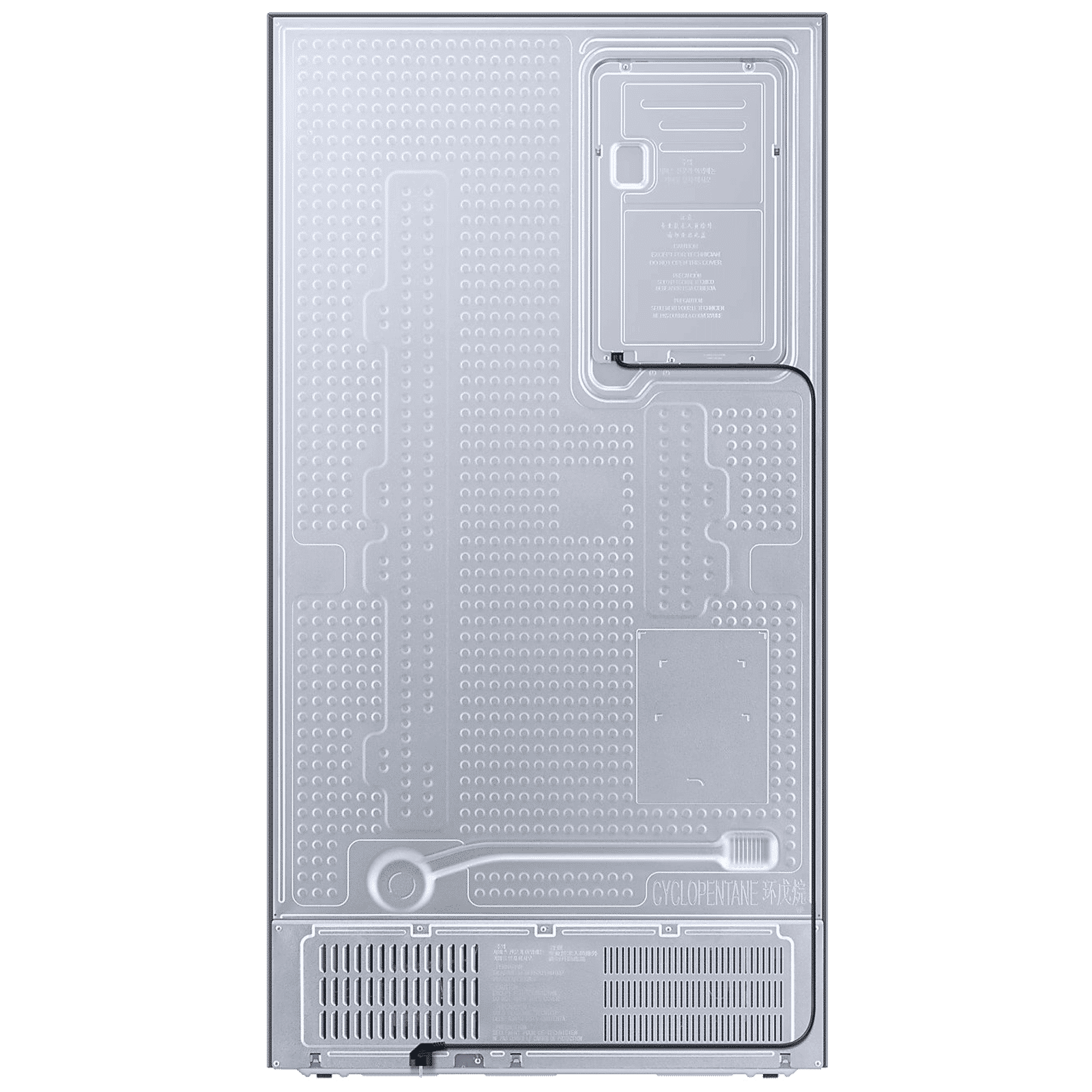 SAMSUNG 653 Litres 3 Star Frost Free Side by Side Refrigerator with Twin Cooling Plus Technology (RS76CG8003S9HL, Refined Inox)