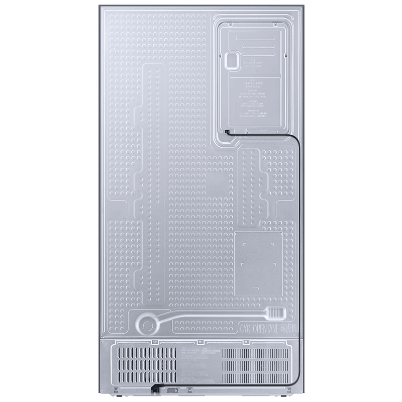 SAMSUNG 653 Litres 3 Star Frost Free Side by Side Refrigerator with Twin Cooling Plus Technology (RS76CG8003S9HL, Refined Inox)