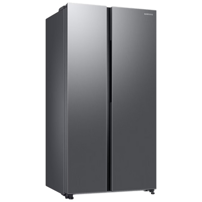 SAMSUNG 653 Litres 3 Star Frost Free Side by Side Refrigerator with Twin Cooling Plus Technology (RS76CG8003S9HL, Refined Inox)