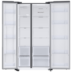 SAMSUNG 653 Litres 3 Star Frost Free Side by Side Refrigerator with Twin Cooling Plus Technology (RS76CG8003S9HL, Refined Inox)