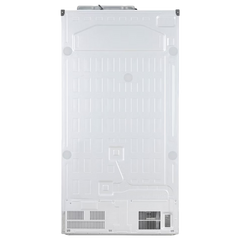 LG 650 Litres 3 Star Frost Free Side by Side Refrigerator with Smart Inverter Compressor (GLB257DLW3, Linen White)