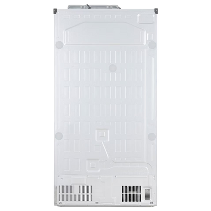 LG 650 Litres 3 Star Frost Free Side by Side Refrigerator with Smart Inverter Compressor (GLB257DLW3, Linen White)