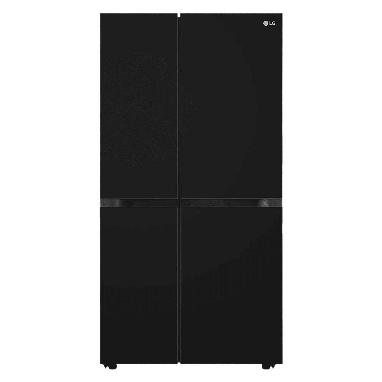 LG 650 Litres 3 Star Frost Free Side by Side Refrigerator with Smart Inverter Compressor (GLB257DBM3, Black Mirror)