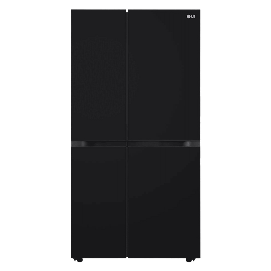 LG 650 Litres 3 Star Frost Free Side by Side Refrigerator with Smart Inverter Compressor (GLB257DBM3, Black Mirror)