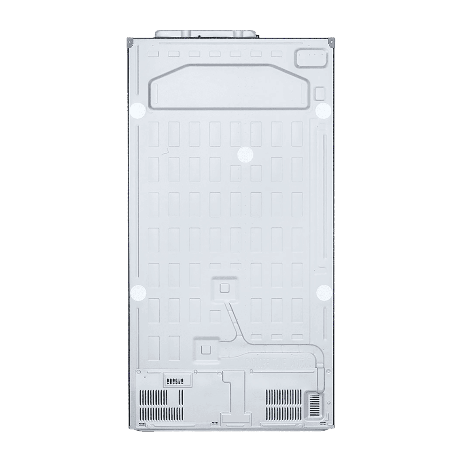 LG 650 Litres 3 Star Frost Free Side by Side Refrigerator with Smart Inverter Compressor (GLB257DBM3, Black Mirror)
