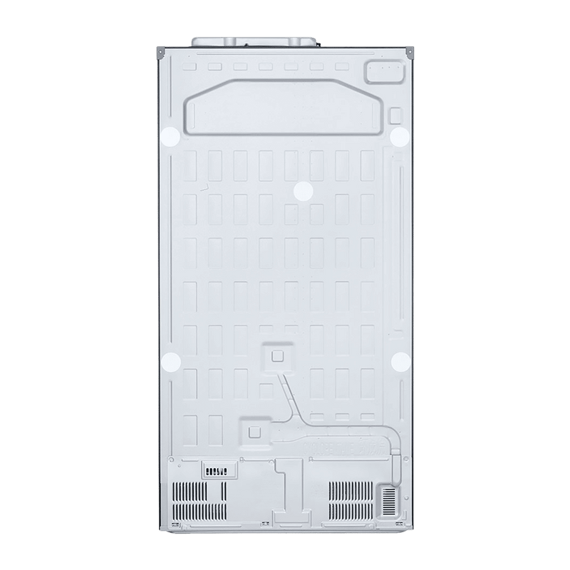 LG 650 Litres 3 Star Frost Free Side by Side Refrigerator with Smart Inverter Compressor (GLB257DBM3, Black Mirror)