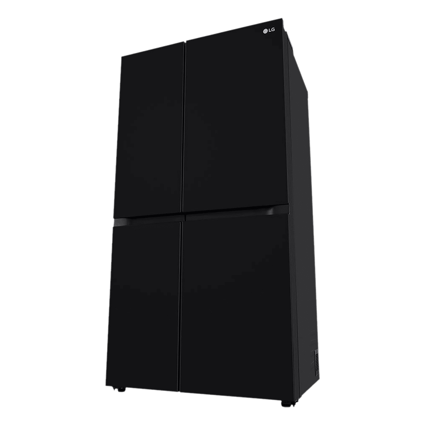 LG 650 Litres 3 Star Frost Free Side by Side Refrigerator with Smart Inverter Compressor (GLB257DBM3, Black Mirror)