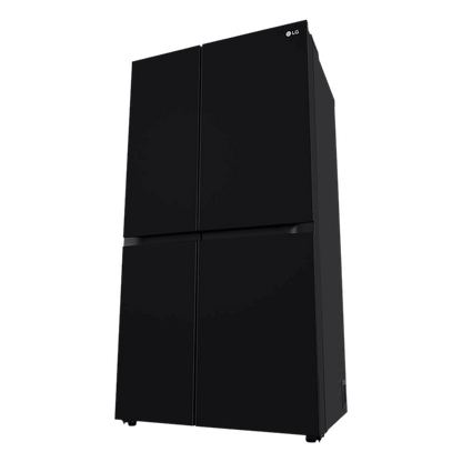LG 650 Litres 3 Star Frost Free Side by Side Refrigerator with Smart Inverter Compressor (GLB257DBM3, Black Mirror)