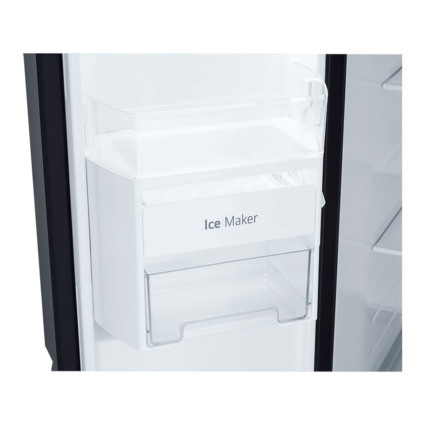 LG 650 Litres 3 Star Frost Free Side by Side Refrigerator with Smart Inverter Compressor (GLB257DBM3, Black Mirror)