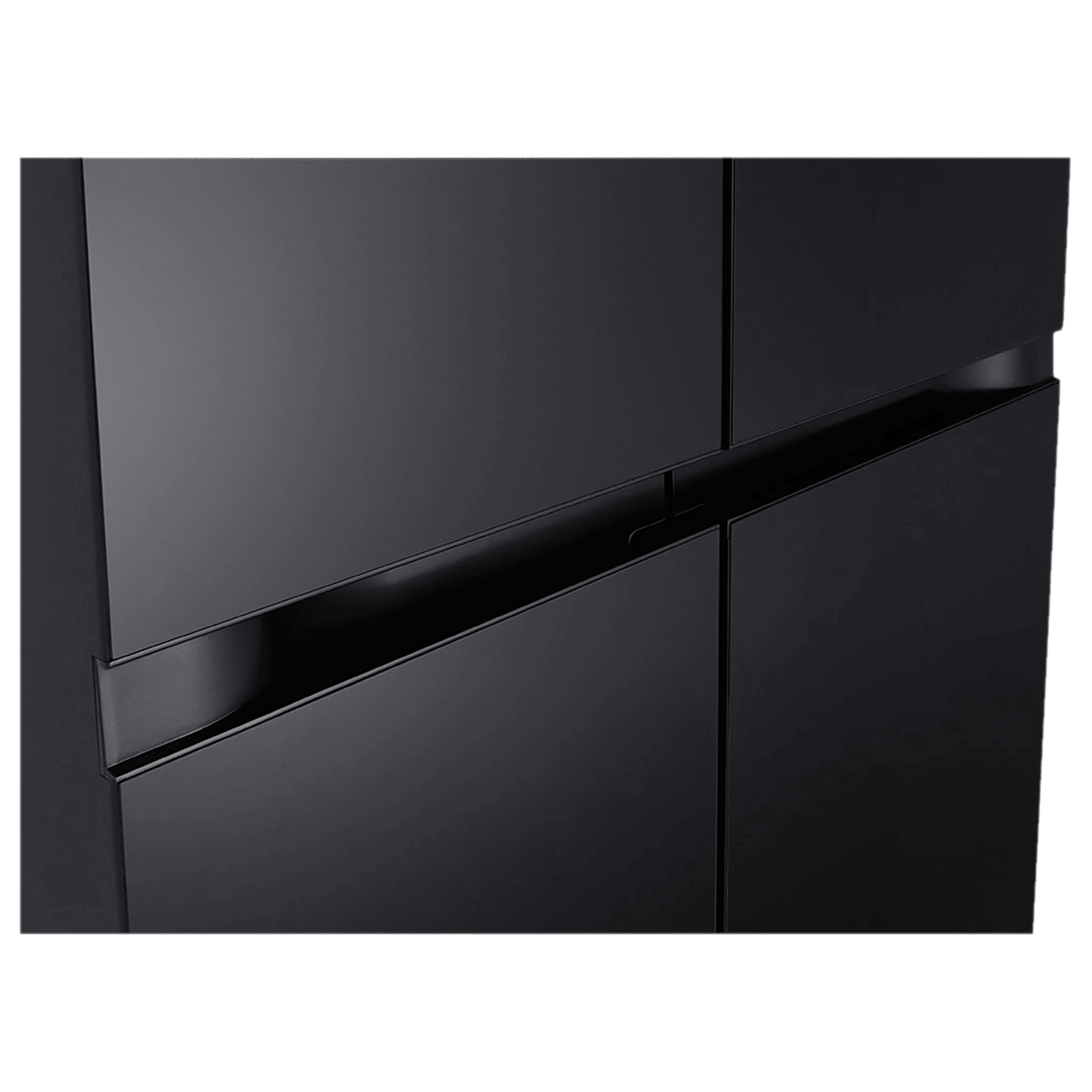 LG 650 Litres 3 Star Frost Free Side by Side Refrigerator with Smart Inverter Compressor (GLB257DBM3, Black Mirror)