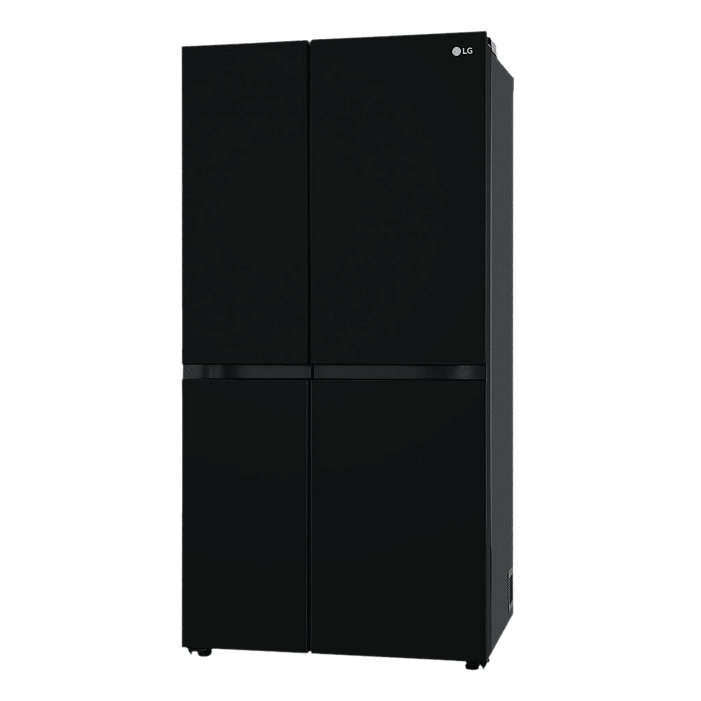 LG 650 Litres 3 Star Frost Free Side by Side Refrigerator with Smart Inverter Compressor (GLB257DBM3, Black Mirror)