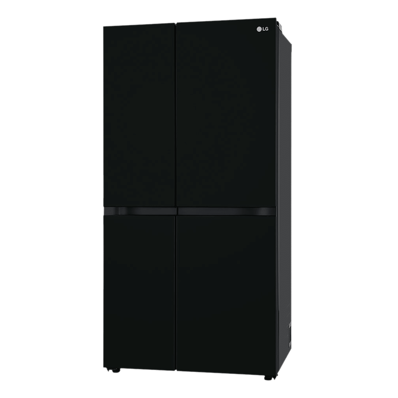 LG 650 Litres 3 Star Frost Free Side by Side Refrigerator with Smart Inverter Compressor (GLB257DBM3, Black Mirror)