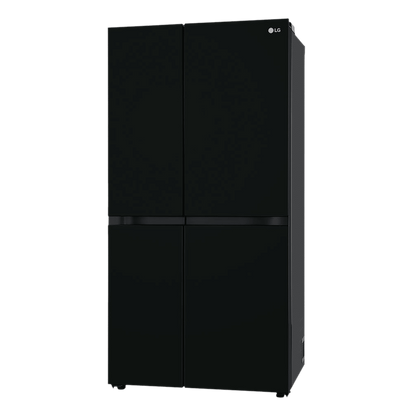 LG 650 Litres 3 Star Frost Free Side by Side Refrigerator with Smart Inverter Compressor (GLB257DBM3, Black Mirror)