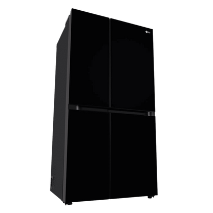LG 650 Litres 3 Star Frost Free Side by Side Refrigerator with Smart Inverter Compressor (GLB257DBM3, Black Mirror)