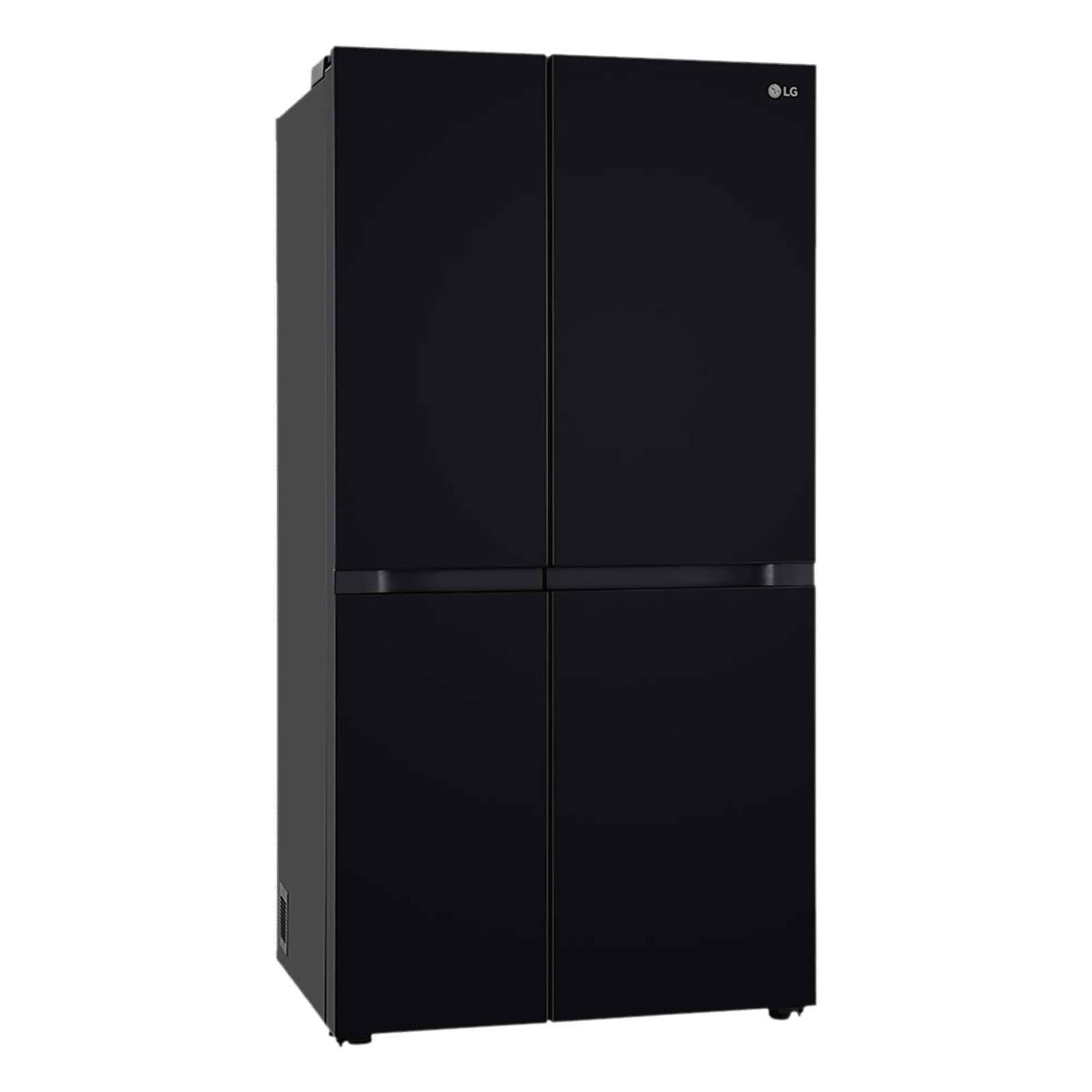LG 650 Litres 3 Star Frost Free Side by Side Refrigerator with Smart Inverter Compressor (GLB257DBM3, Black Mirror)