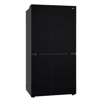 LG 650 Litres 3 Star Frost Free Side by Side Refrigerator with Smart Inverter Compressor (GLB257DBM3, Black Mirror)