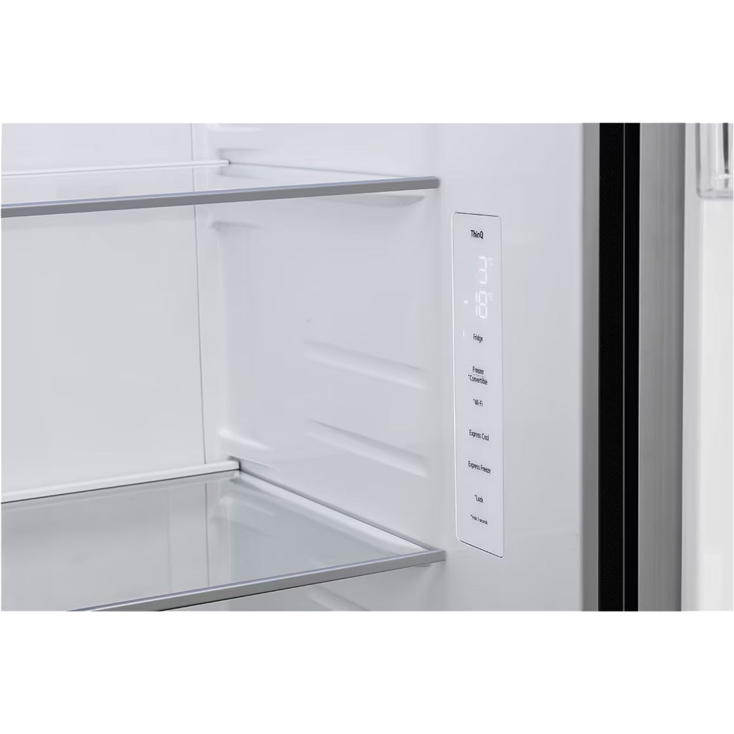 LG 650 Litres 3 Star Frost Free Side by Side Refrigerator with Smart Inverter Compressor (GLB257DBM3, Black Mirror)