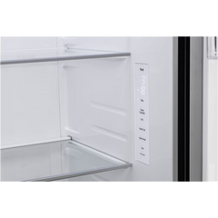 LG 650 Litres 3 Star Frost Free Side by Side Refrigerator with Smart Inverter Compressor (GLB257DBM3, Black Mirror)