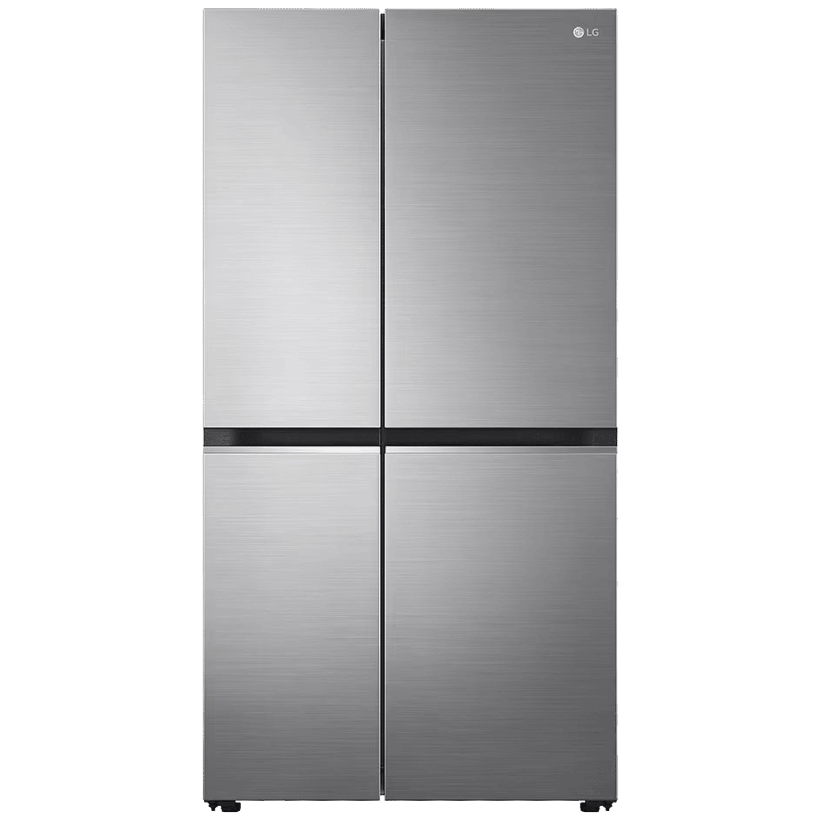 LG 650 Litres 3 Star Frost Free Side by Side Refrigerator with Door Cooling Plus Technology (GLB257EPZ3, Shiny Steel)