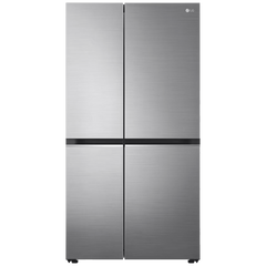 LG 650 Litres 3 Star Frost Free Side by Side Refrigerator with Door Cooling Plus Technology (GLB257EPZ3, Shiny Steel)