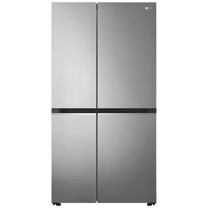 LG 650 Litres 3 Star Frost Free Side by Side Refrigerator with Door Cooling Plus Technology (GLB257EPZ3, Shiny Steel)
