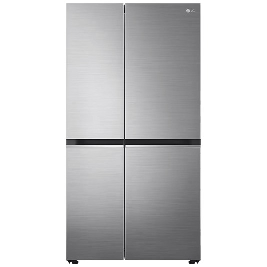 LG 650 Litres 3 Star Frost Free Side by Side Refrigerator with Door Cooling Plus Technology (GLB257EPZ3, Shiny Steel)