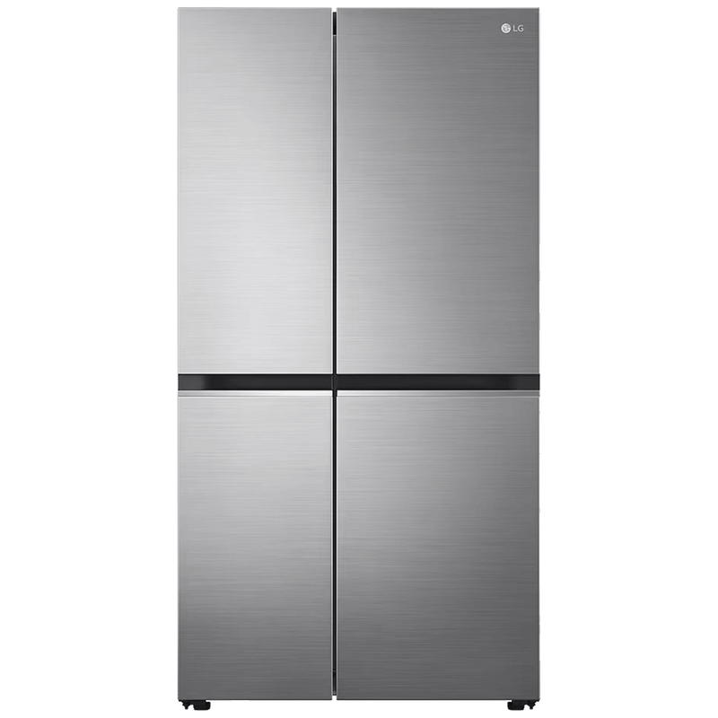 LG 650 Litres 3 Star Frost Free Side by Side Refrigerator with Door Cooling Plus Technology (GLB257EPZ3, Shiny Steel)