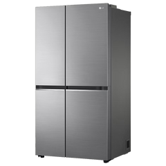LG 650 Litres 3 Star Frost Free Side by Side Refrigerator with Door Cooling Plus Technology (GLB257EPZ3, Shiny Steel)