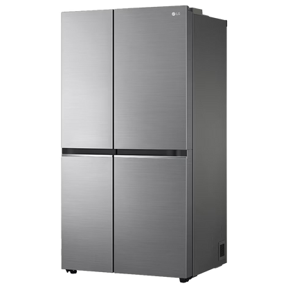 LG 650 Litres 3 Star Frost Free Side by Side Refrigerator with Door Cooling Plus Technology (GLB257EPZ3, Shiny Steel)