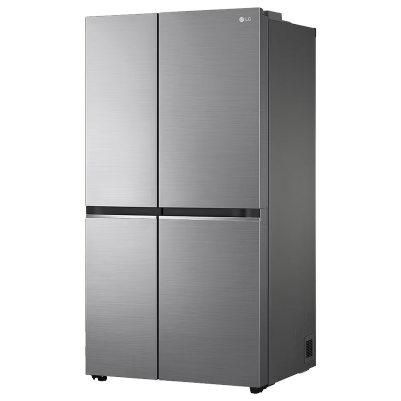 LG 650 Litres 3 Star Frost Free Side by Side Refrigerator with Door Cooling Plus Technology (GLB257EPZ3, Shiny Steel)