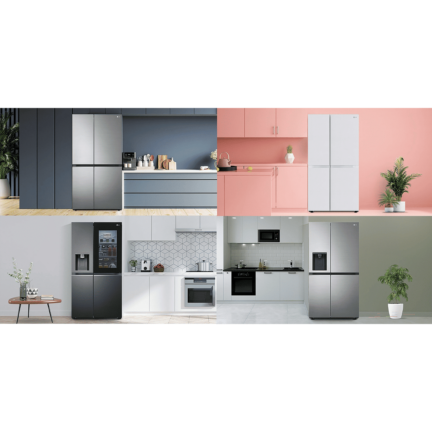 LG 650 Litres 3 Star Frost Free Side by Side Refrigerator with Door Cooling Plus Technology (GLB257EPZ3, Shiny Steel)