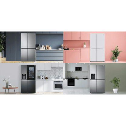 LG 650 Litres 3 Star Frost Free Side by Side Refrigerator with Door Cooling Plus Technology (GLB257EPZ3, Shiny Steel)