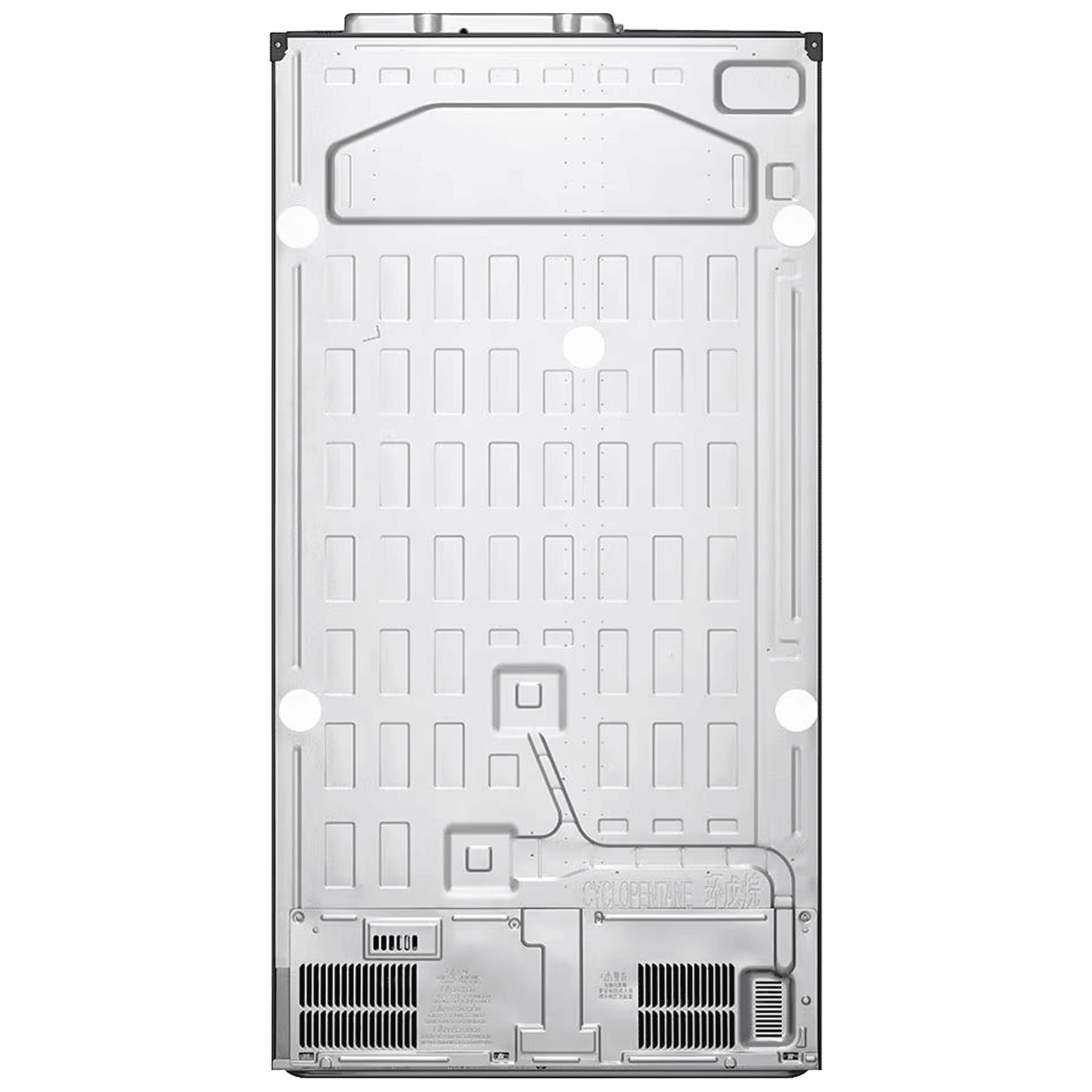 LG 650 Litres 3 Star Frost Free Side by Side Refrigerator with Door Cooling Plus Technology (GLB257EPZ3, Shiny Steel)