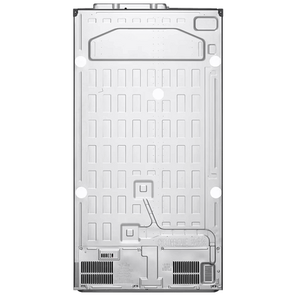 LG 650 Litres 3 Star Frost Free Side by Side Refrigerator with Door Cooling Plus Technology (GLB257EPZ3, Shiny Steel)