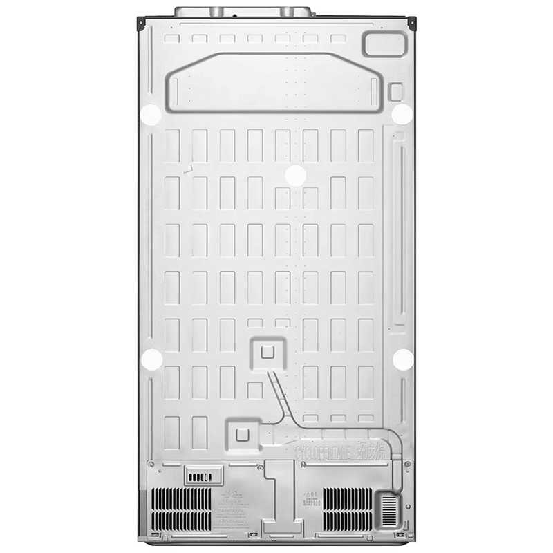 LG 650 Litres 3 Star Frost Free Side by Side Refrigerator with Door Cooling Plus Technology (GLB257EPZ3, Shiny Steel)