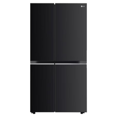 LG 650 Litres 3 Star Frost Free Side by Side Refrigerator with Door Cooling Plus Technology (GLB257EES3, Ebony Sheen)