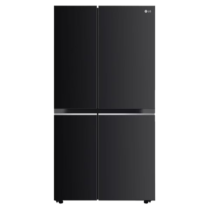 LG 650 Litres 3 Star Frost Free Side by Side Refrigerator with Door Cooling Plus Technology (GLB257EES3, Ebony Sheen)